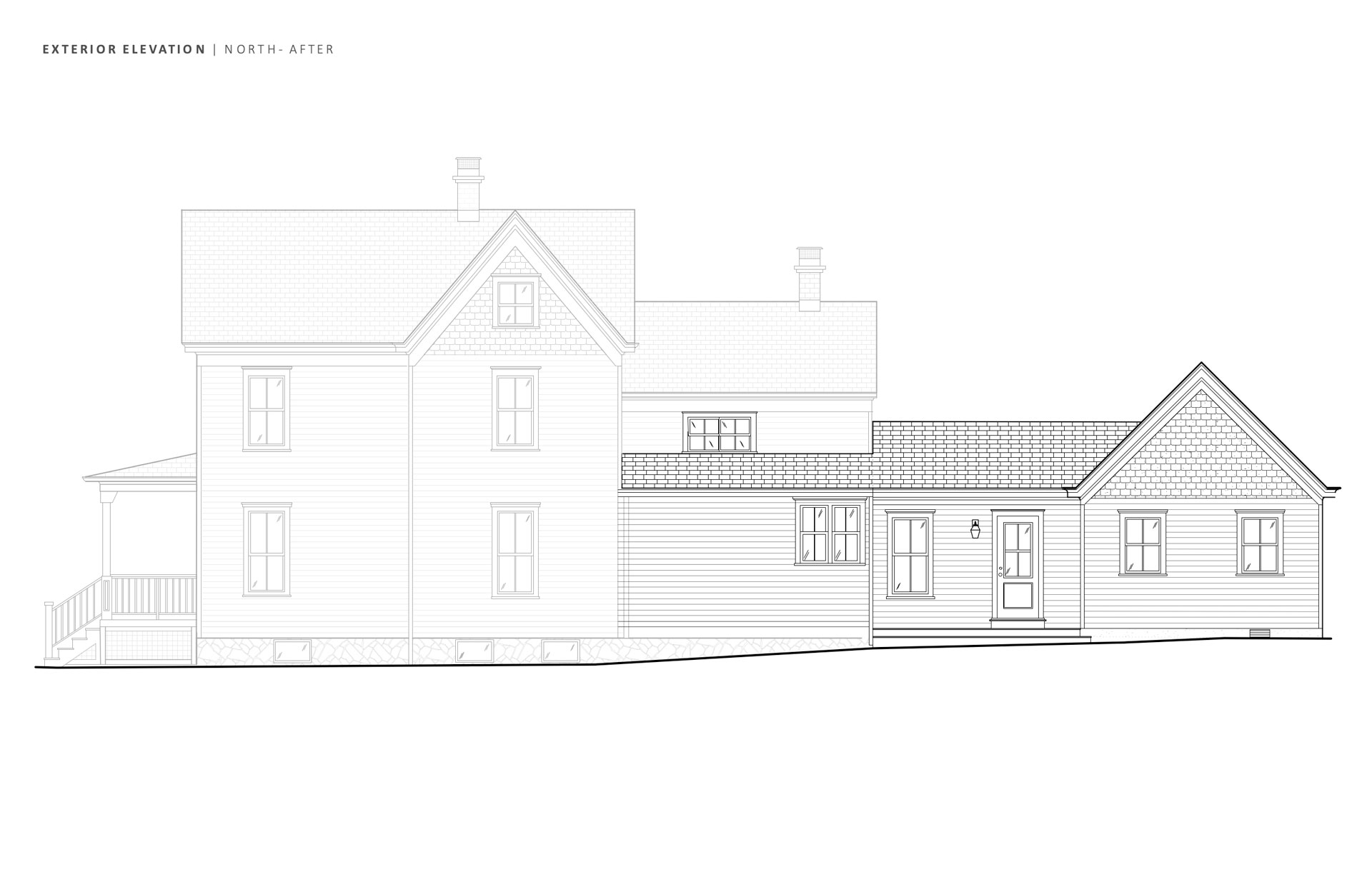 6 GV G 01B 4 ext elev north after